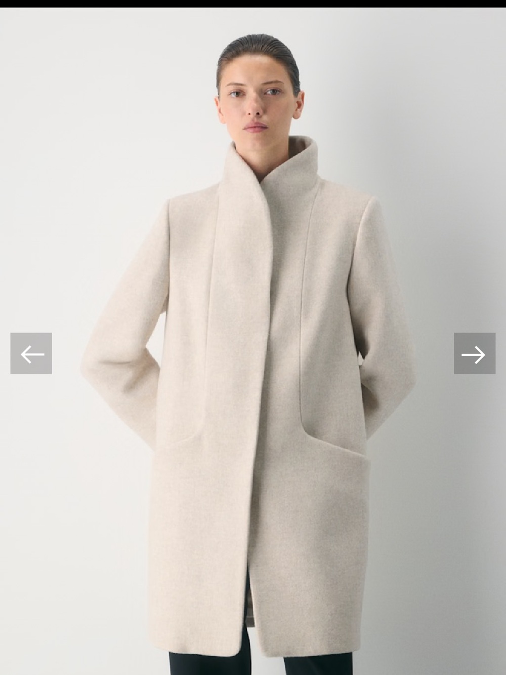 Aritzia Wilfred Wool and Cashmere Coccon coat size xl - Picture 5 of 5